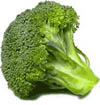 Broccoli, from the Italian plural of broccolo, is part of the cabbage family whose flowers are eaten as a vegetable