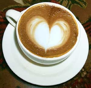 Go easy on the capuccino - too much coffee can make you lose water and nutrients