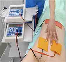 Electrotherapy uses the stimulation of low level electrical currents to end lumbago and promote healing