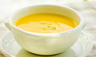Warm soup with health benefits