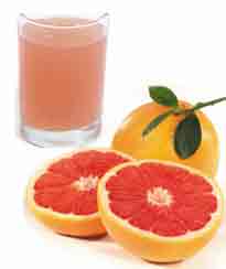 grapefruit can react with certain medications, read carefully the explanation which comes with your prescription drugs