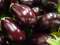 Lovely aubergines or eggplant as they are known in the States