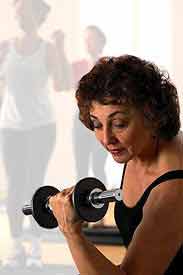 Progressive resistance training strengthens muscles and can help to increase mobility and limit the effects of osteoarthritis
