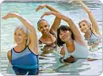 taking part in activities like swimming will not only help strengthen your bones but allow you to talk about the disease with fellow sufferers