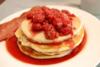 You can also serve these pancakes with different fruits