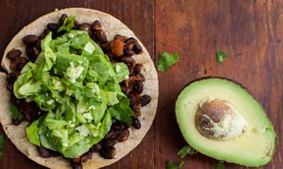 black beans and avocado . a marriage made in heaven