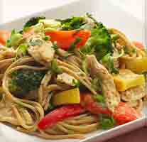 Peanut Chicken with Vegetables <br> looks good, tastes better