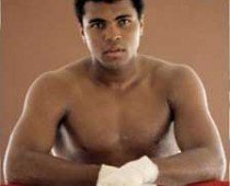 mohammed-ali or cassius clay as he was then known made Parkinson's better known as well as being the best known boxer of all time